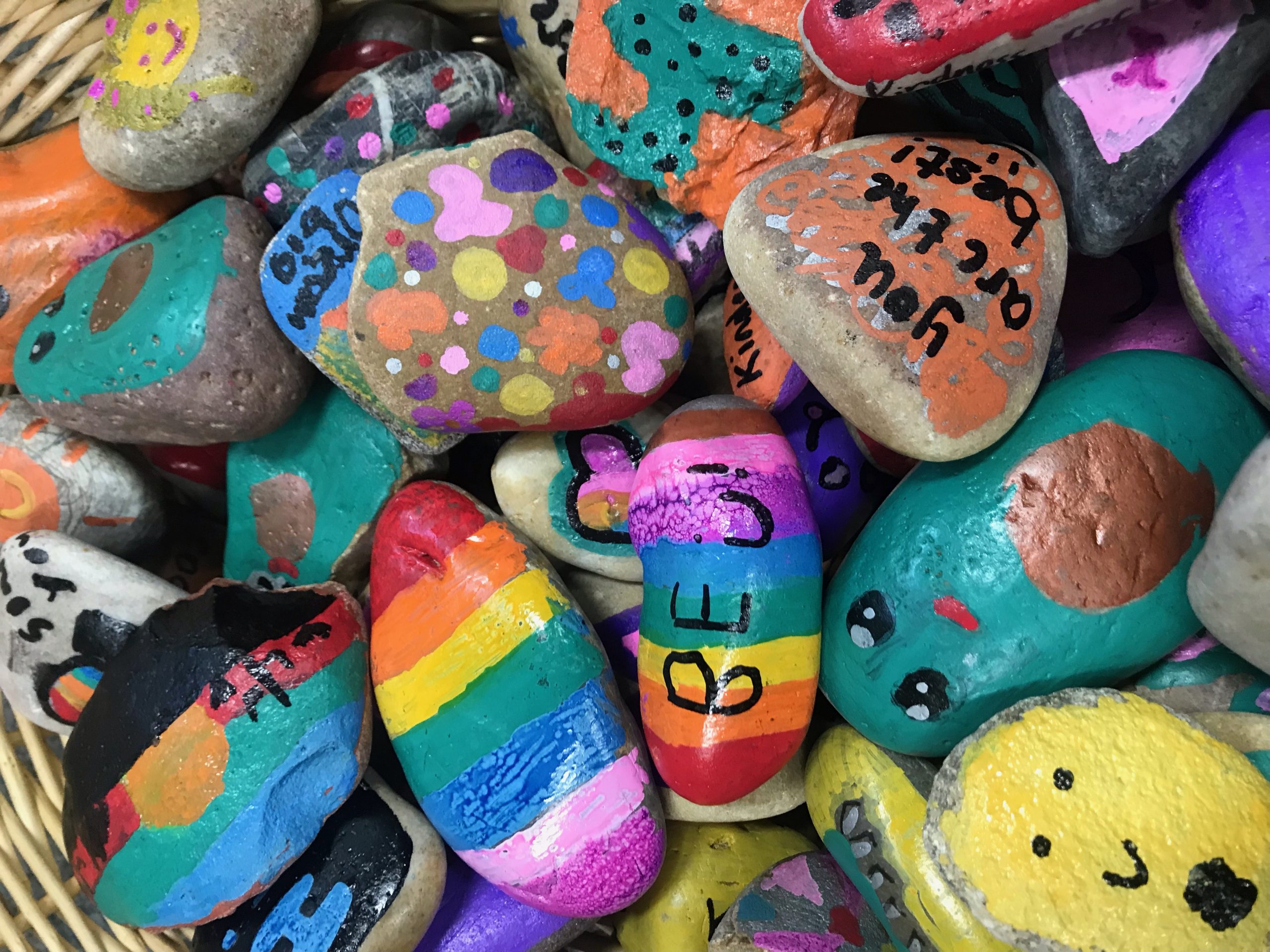 Painted Kindness rocks