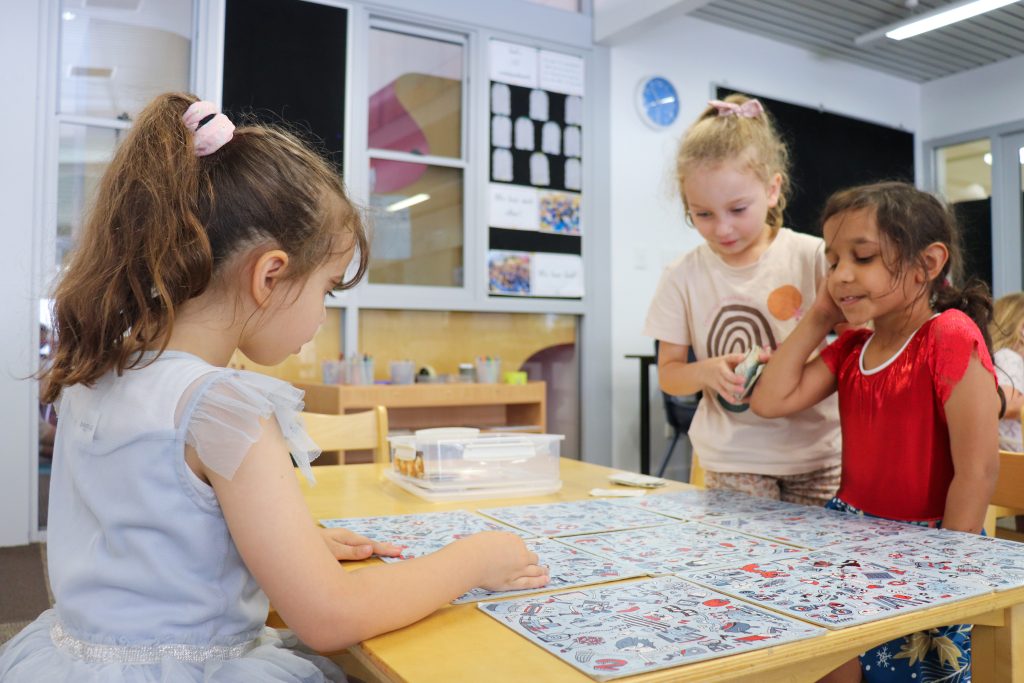Students playing at OSC