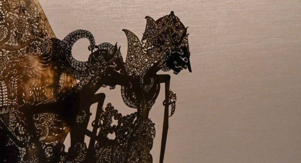 Indonesian Shadow Puppet close up