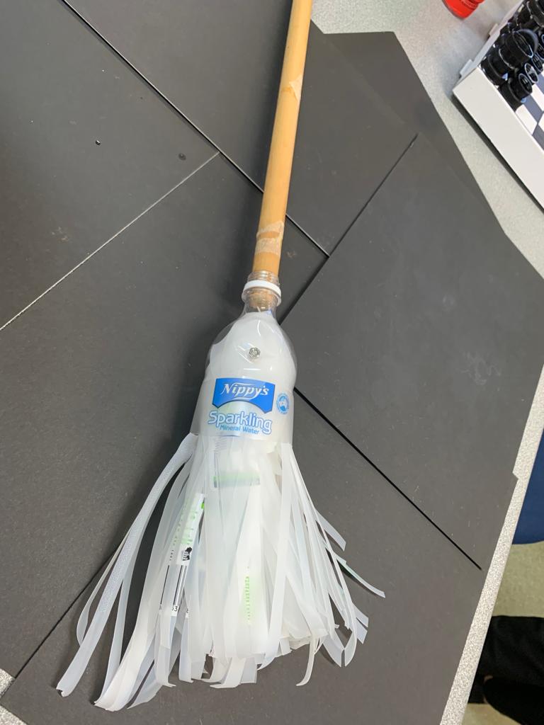 Science Week - Upcycling plastic bottle broom